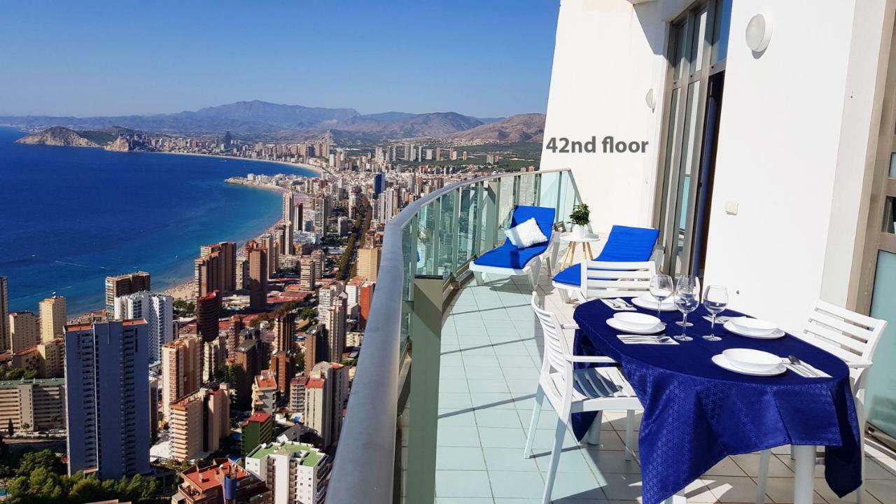 Deluxe Penthouse On The 42Nd Floor With Amazing Sea Views Benidorm Exterior foto